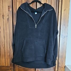 Old Navy Black Hoodie Sweatshirt Classic Pullover